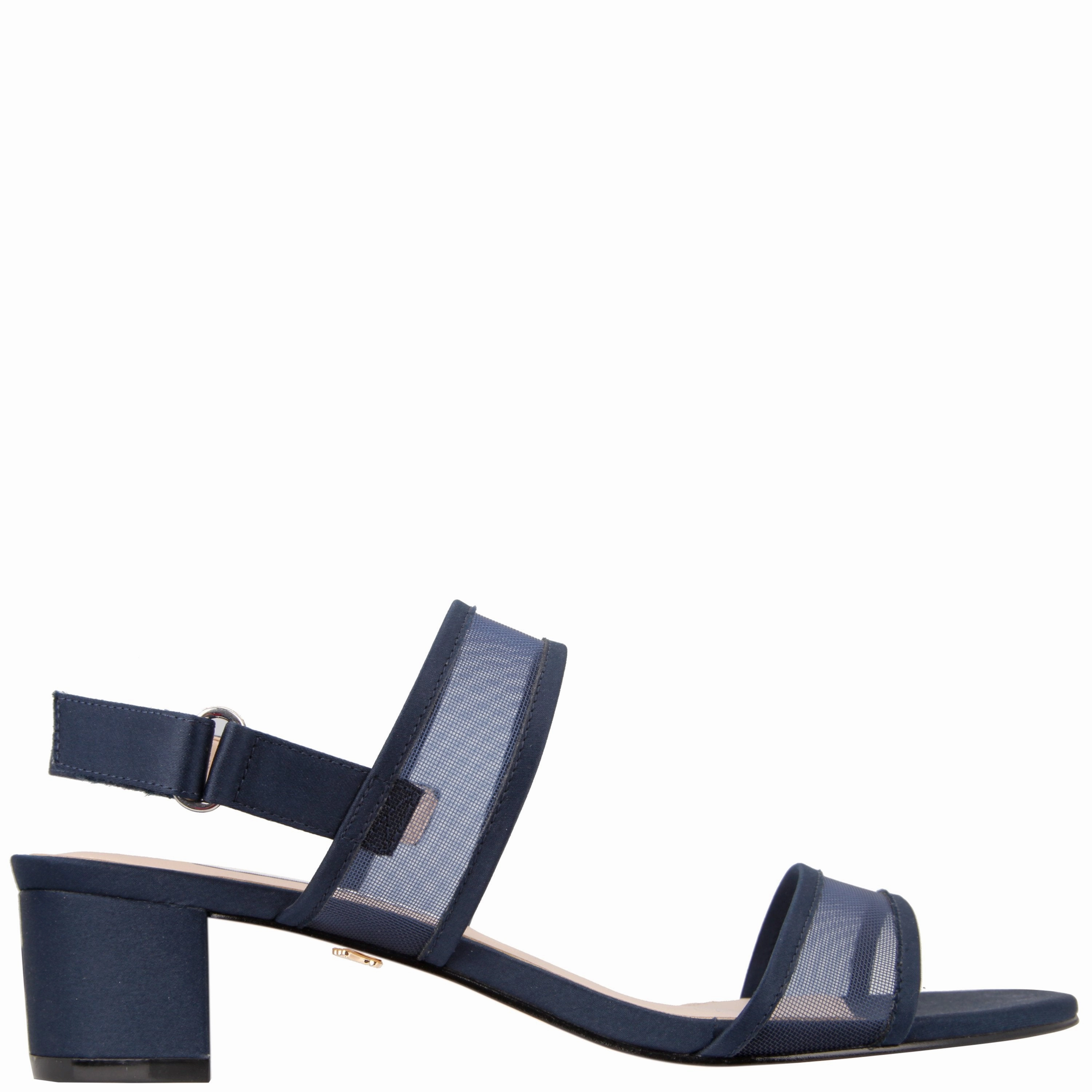 Outdoor Wear Footwear for Summer GANICE-NEW NAVY LUSTER SATIN NAVY MESH