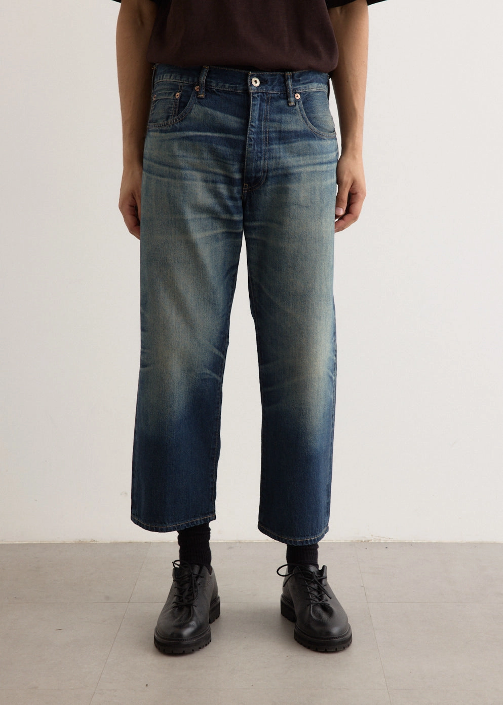 Easy Pairing Garment Treated Denim Jeans