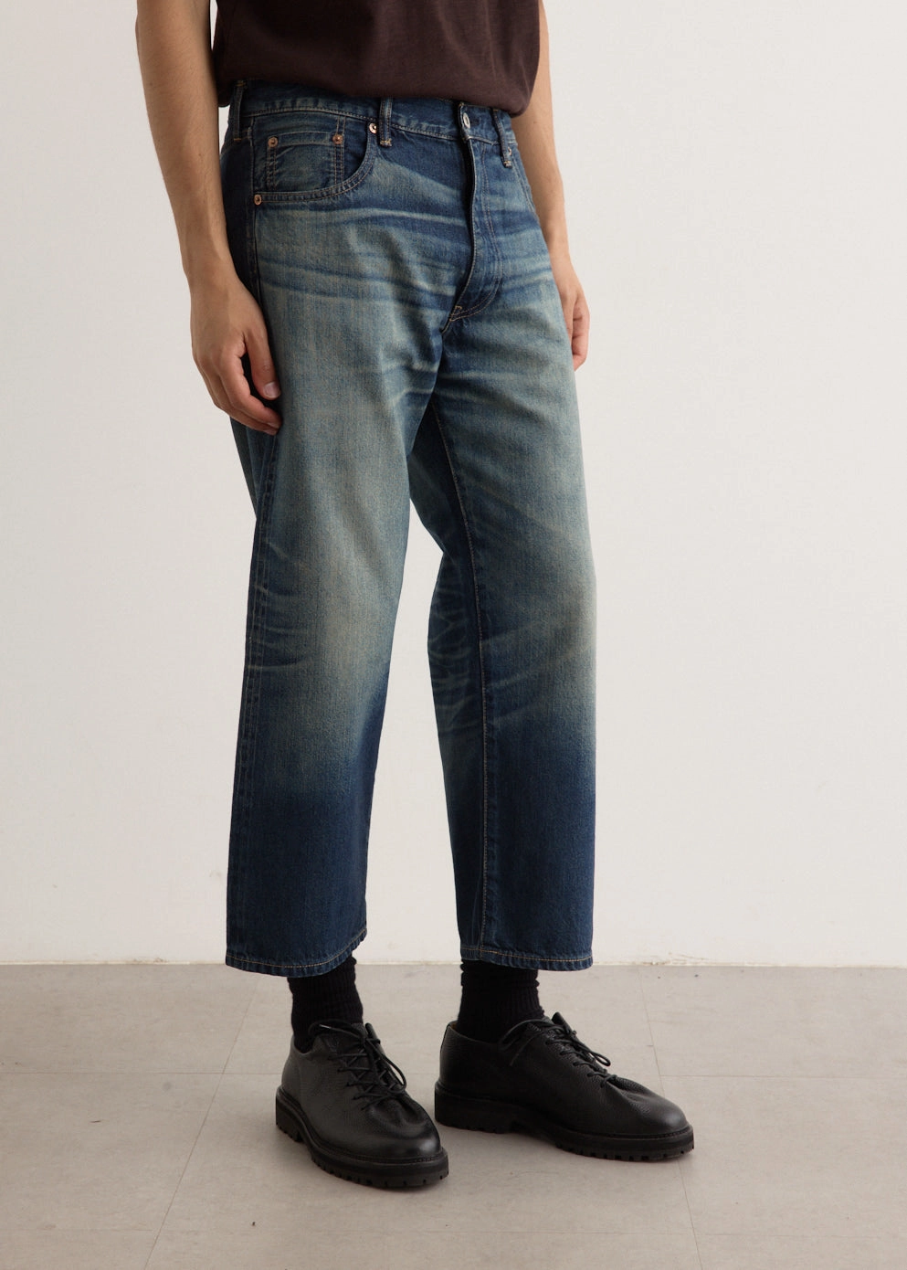 Garment Treated Denim Jeans Comfortable Outfit Modern Spring Mood