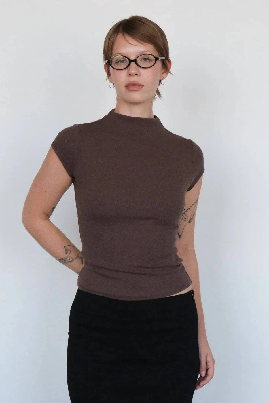 Easy Style wrinkle free finish Gem Tee