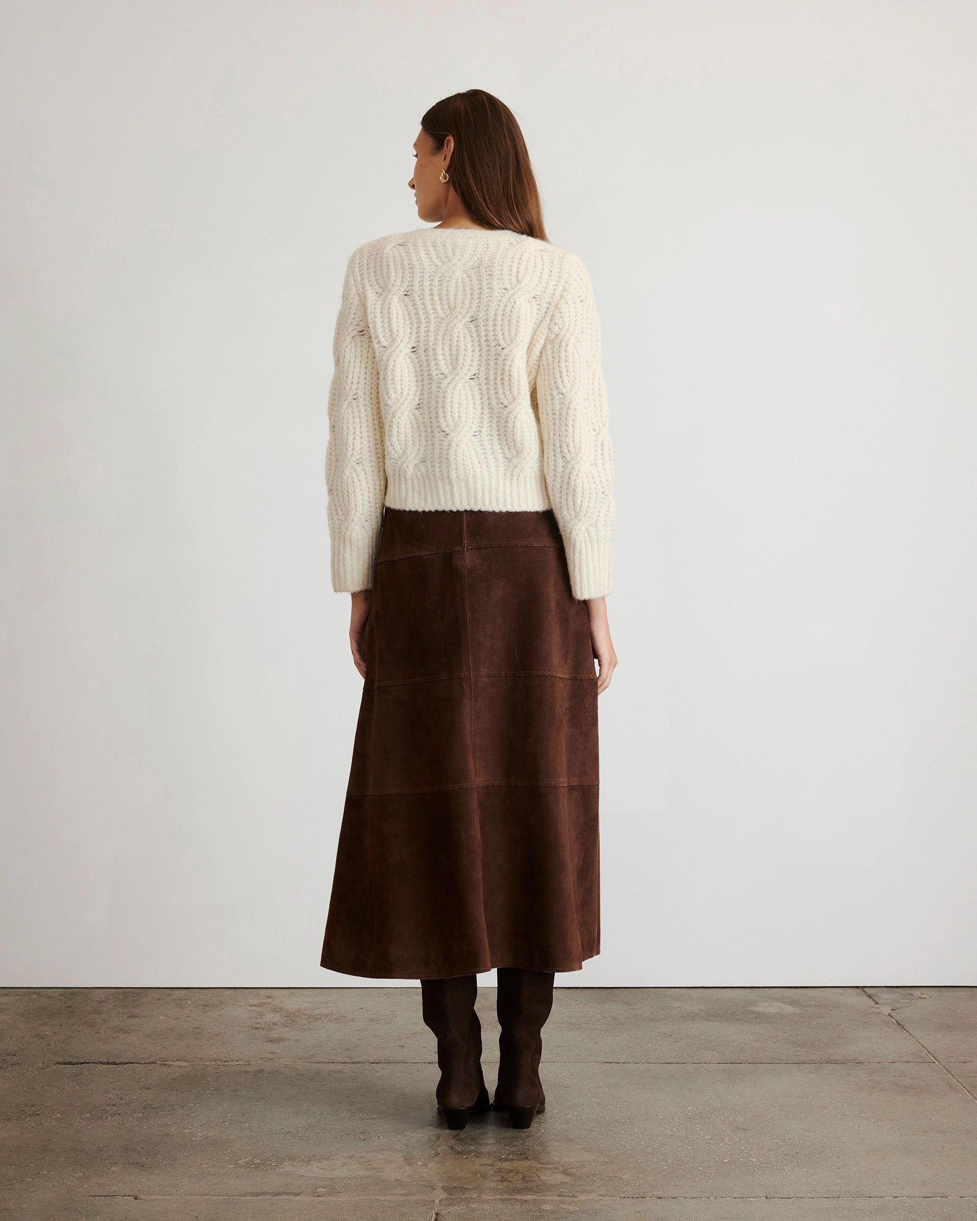 Twisted Cable Pattern Hale Cardigan