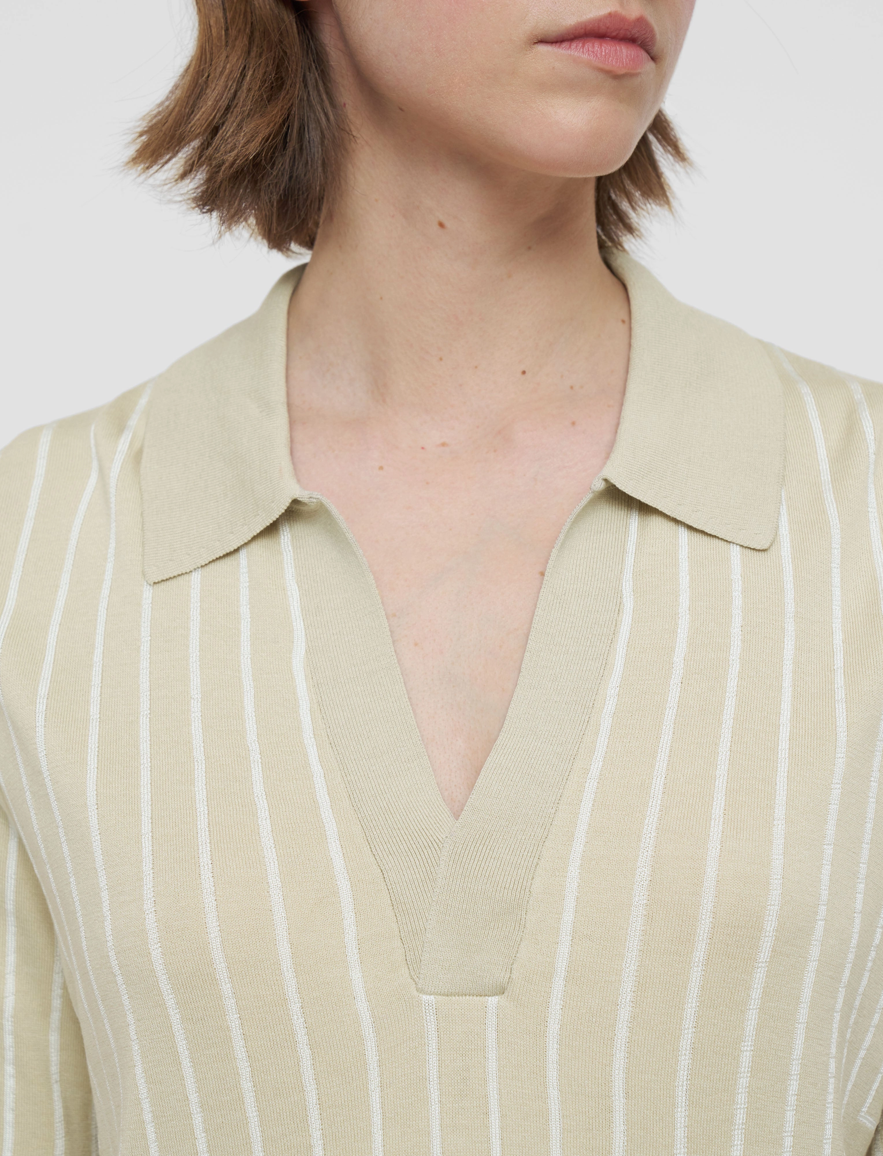 Geometric Jacquard Silk Blend Top Office Friendly Stain Release Coating