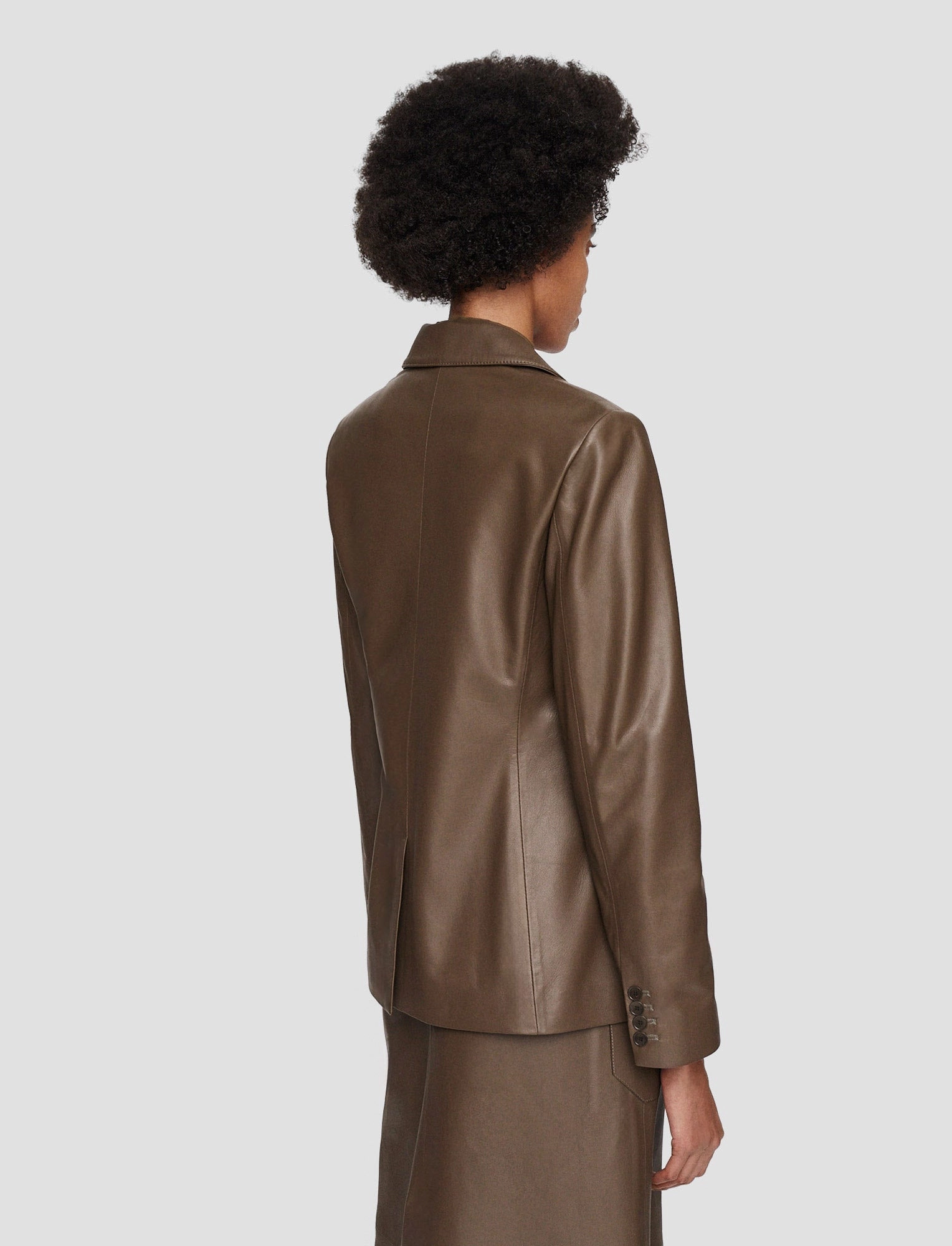 Glenview Nappa Leather Jacket Fashion Shield Workplace Use