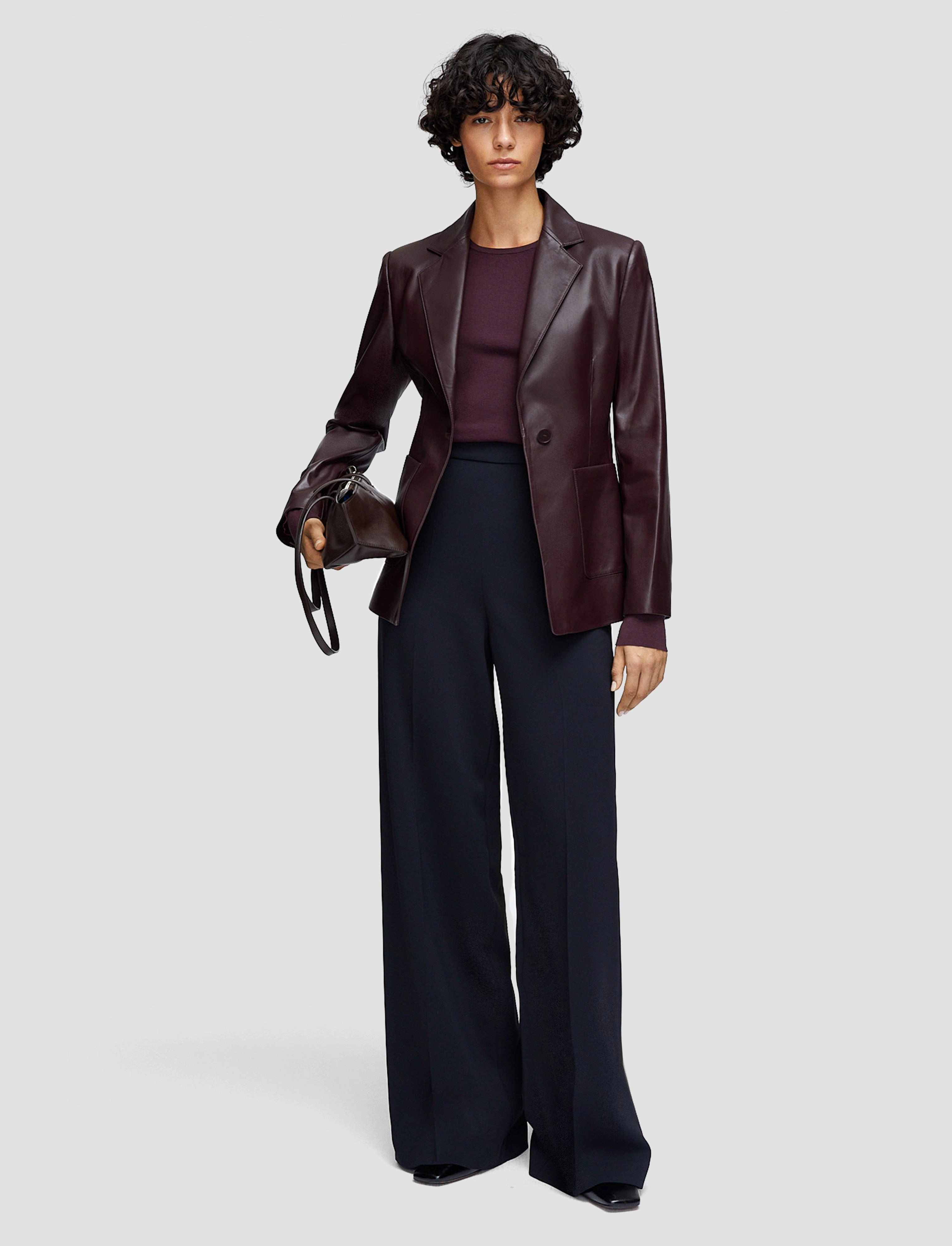 Glenview Nappa Leather Jacket Legacy Hint