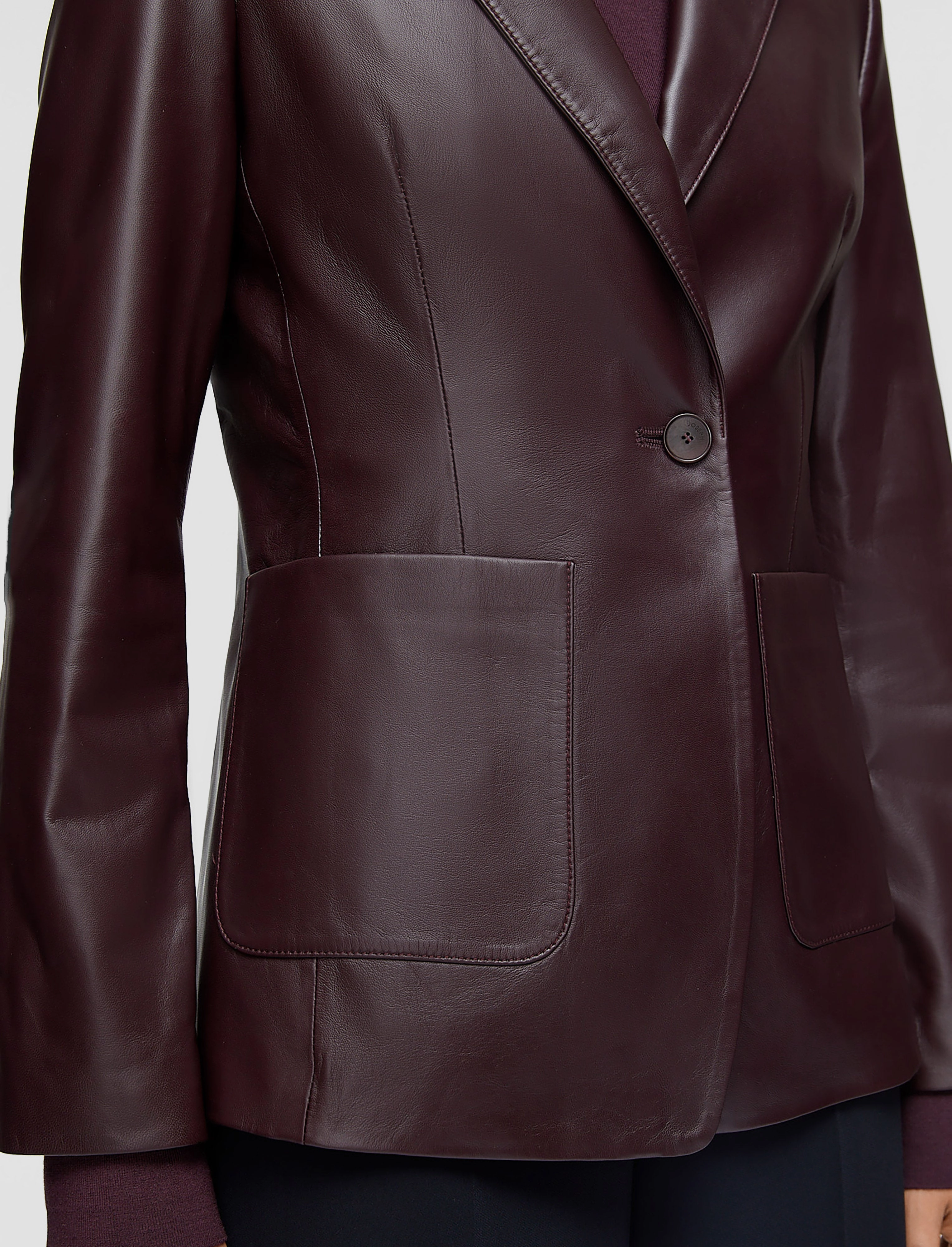 Versatile Layering Glenview Nappa Leather Jacket