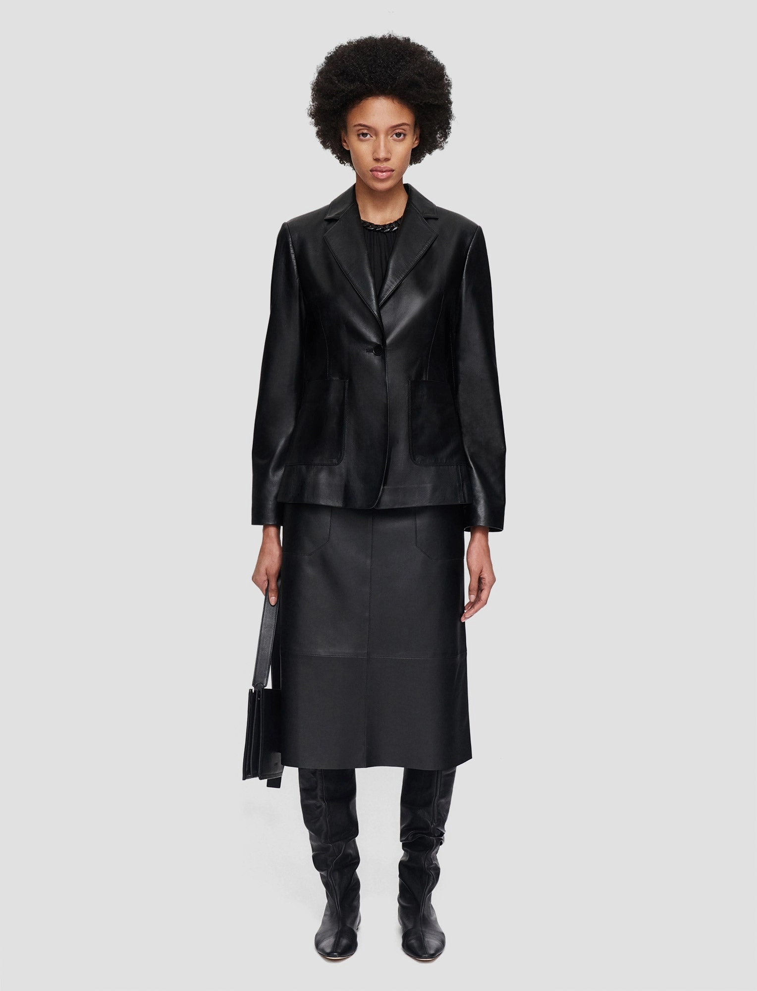 Designer suitable for sunny days Glenview Nappa Leather Jacket