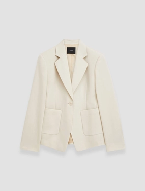 Glenview Tailoring Wool Stretch Jacket clean design YKK Zipper Hardware