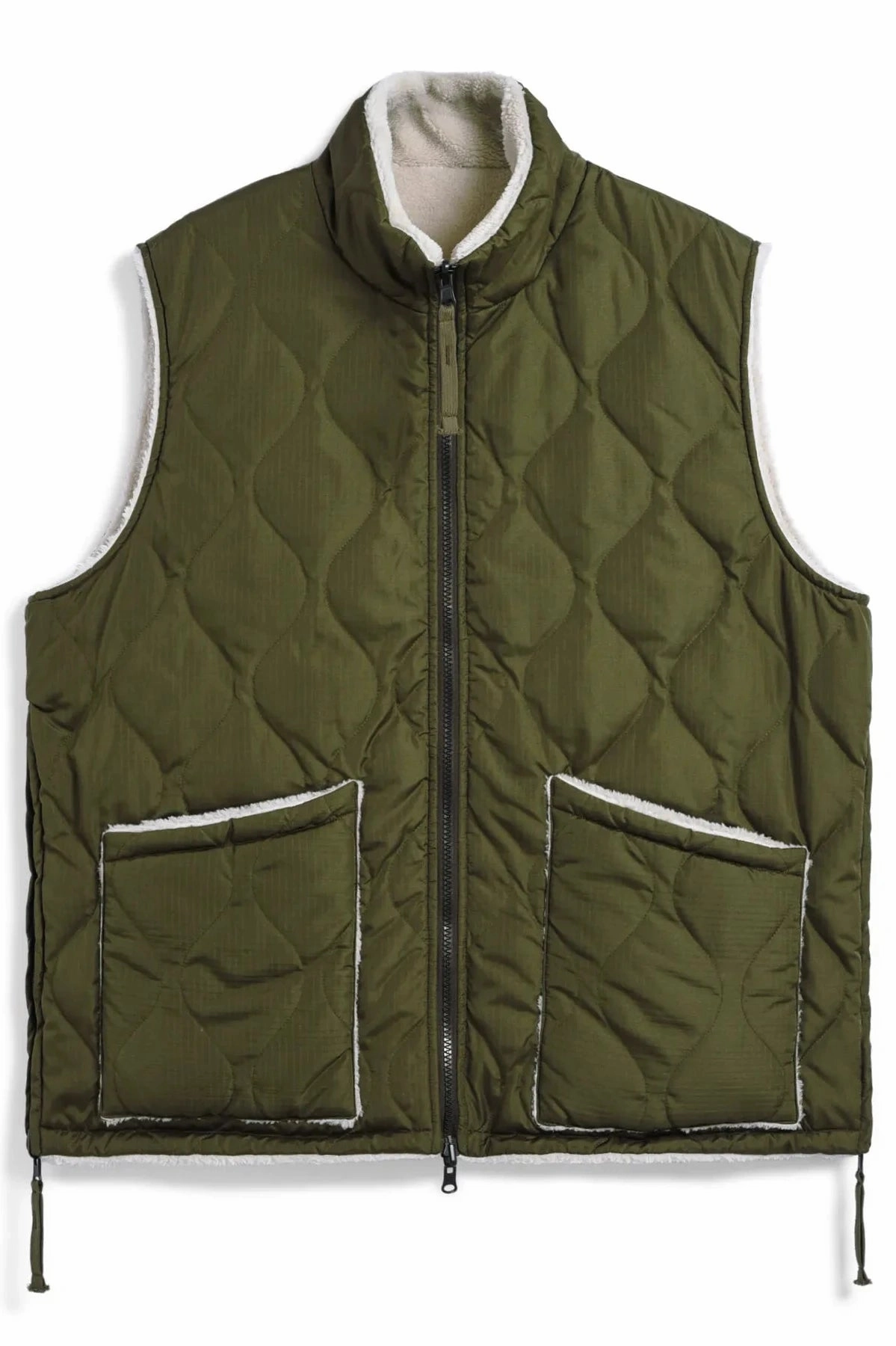 Military Reversible Hi-Neck Down Vest size - inclusive
