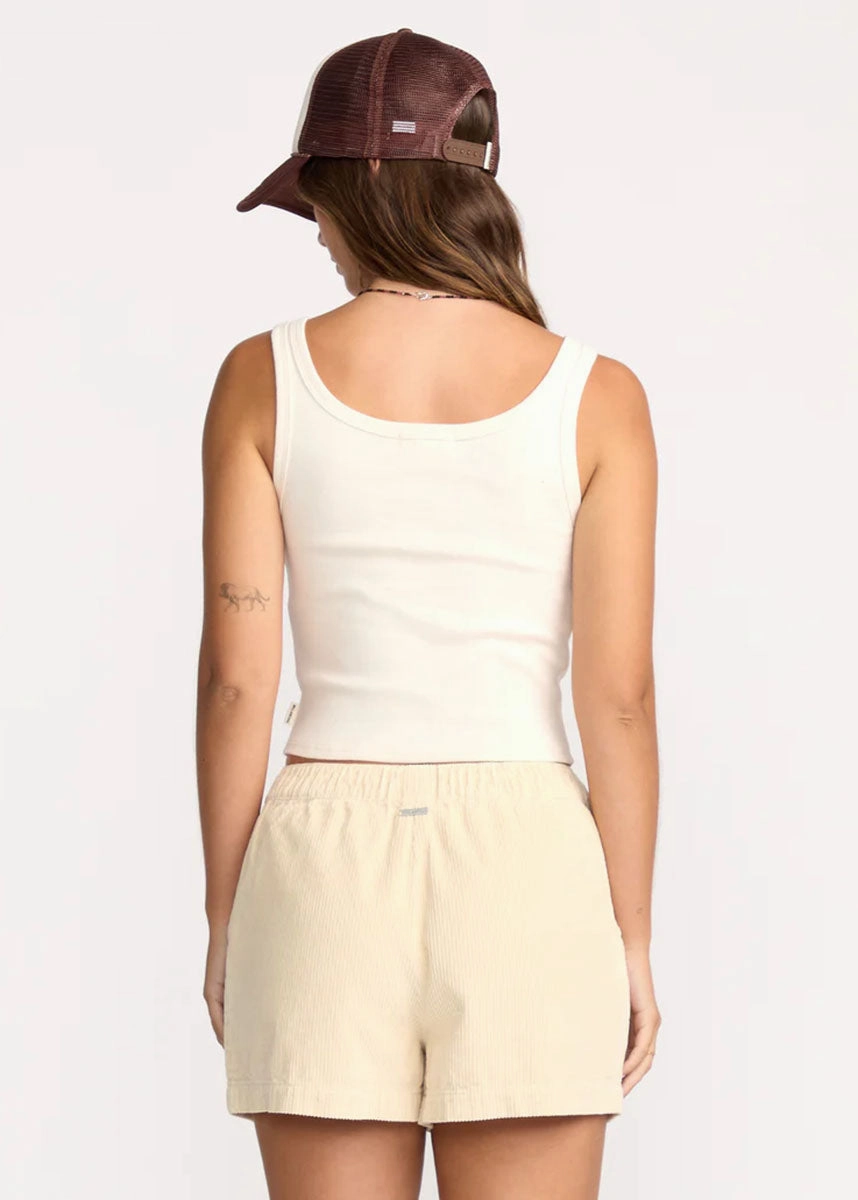 Goddess Knit Tank - Whitecap ReflectiveTrimDetails BreathableMeshPanels