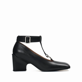 Pointed Sandals Contemporary Style MIRROR THEA BLACK