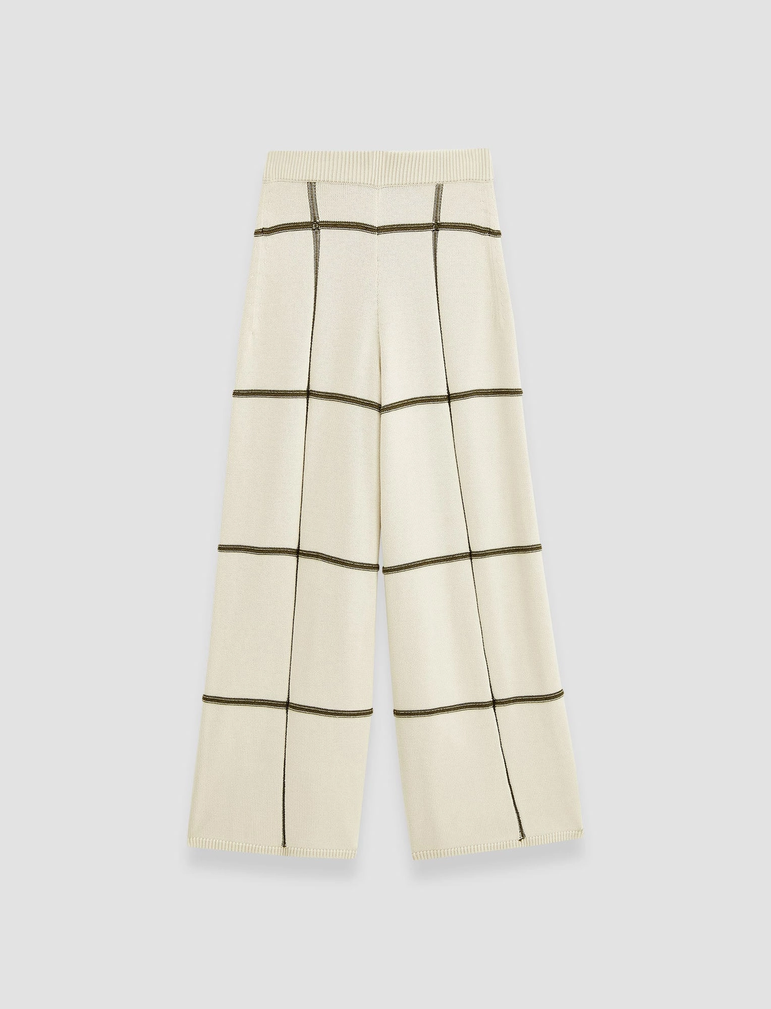 Grid Cotton Silk Culottes Layering Piece Weekend Vibes