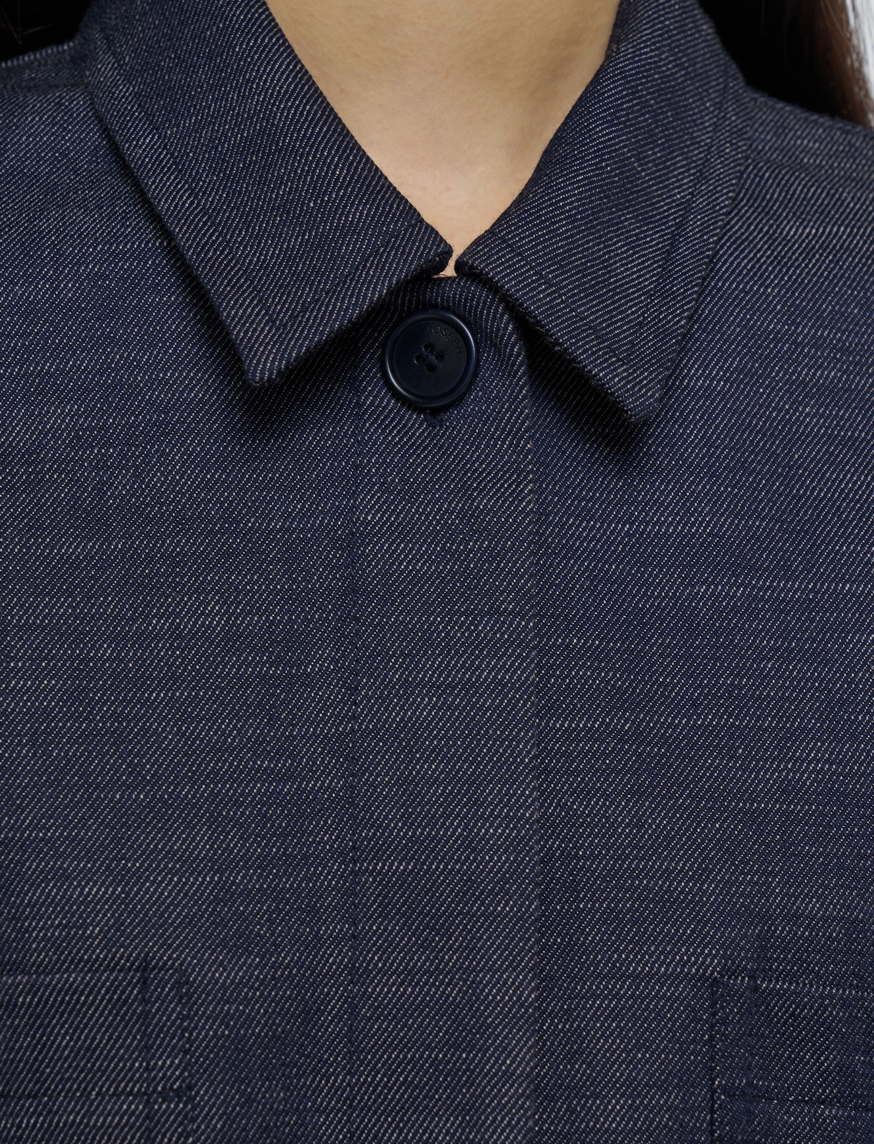 Satia Sartorial Denim Shirt Recycled Material