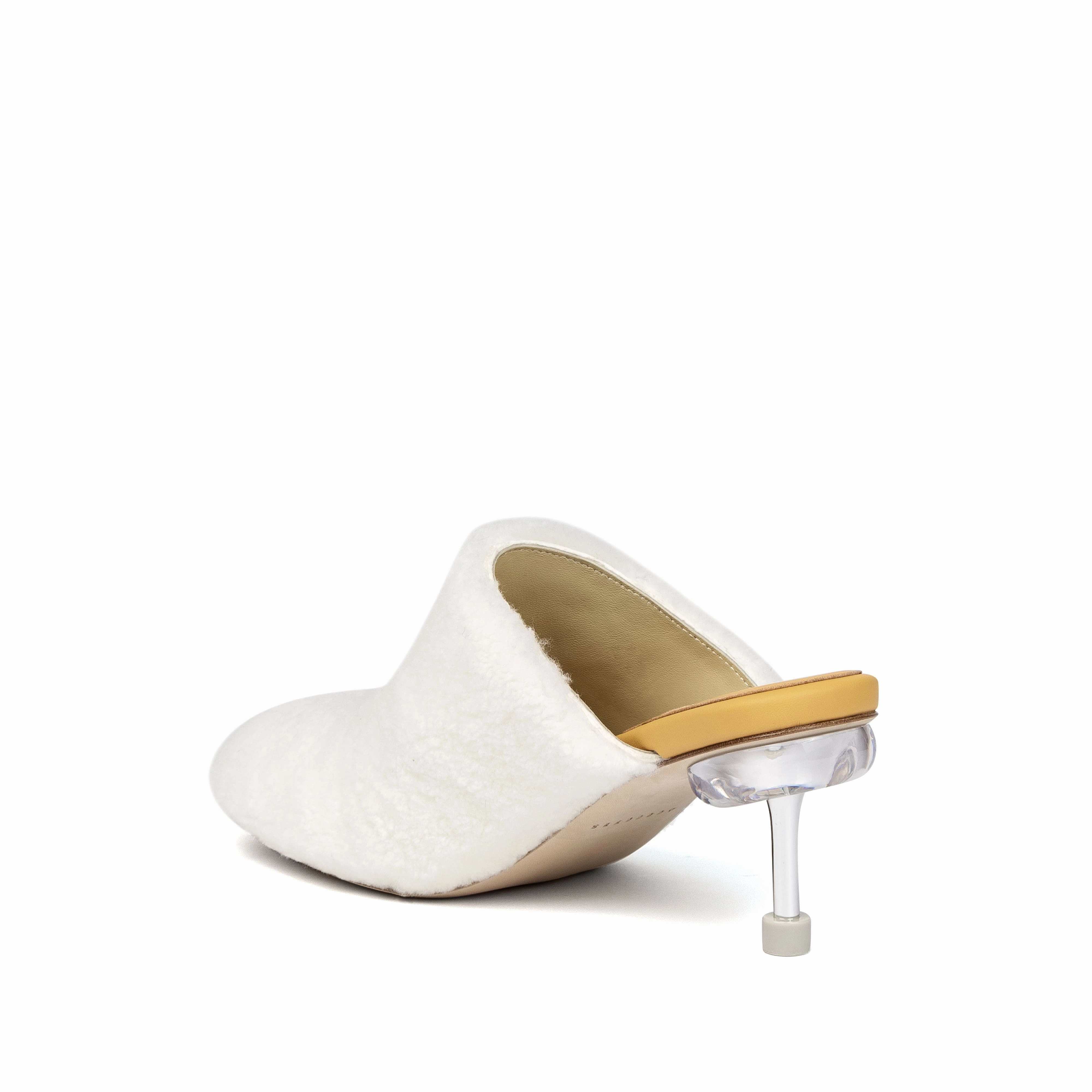 Versatile Heel Open Toe Design OSHA BUBBLE MID IVORY