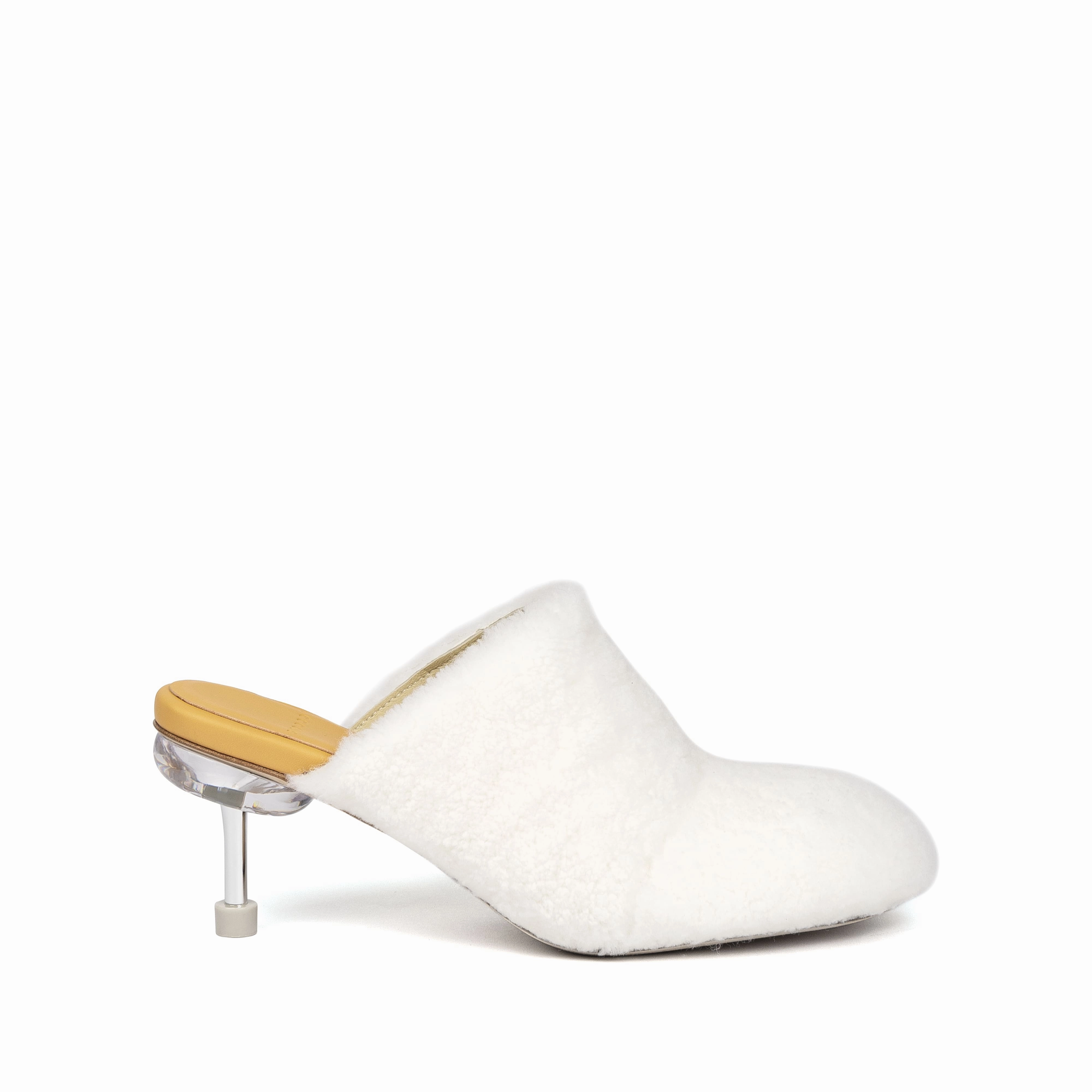 OSHA BUBBLE MID IVORY Italian Chic Smart Heels