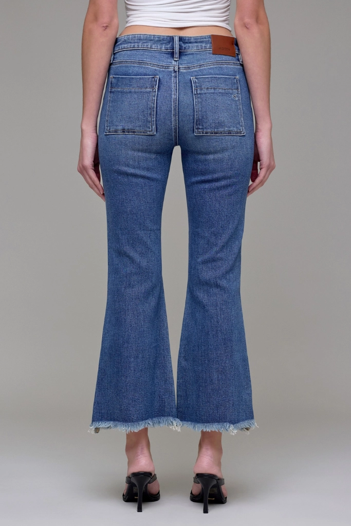 Home Comfort Teen Outfit Happi Crop Flare Jean