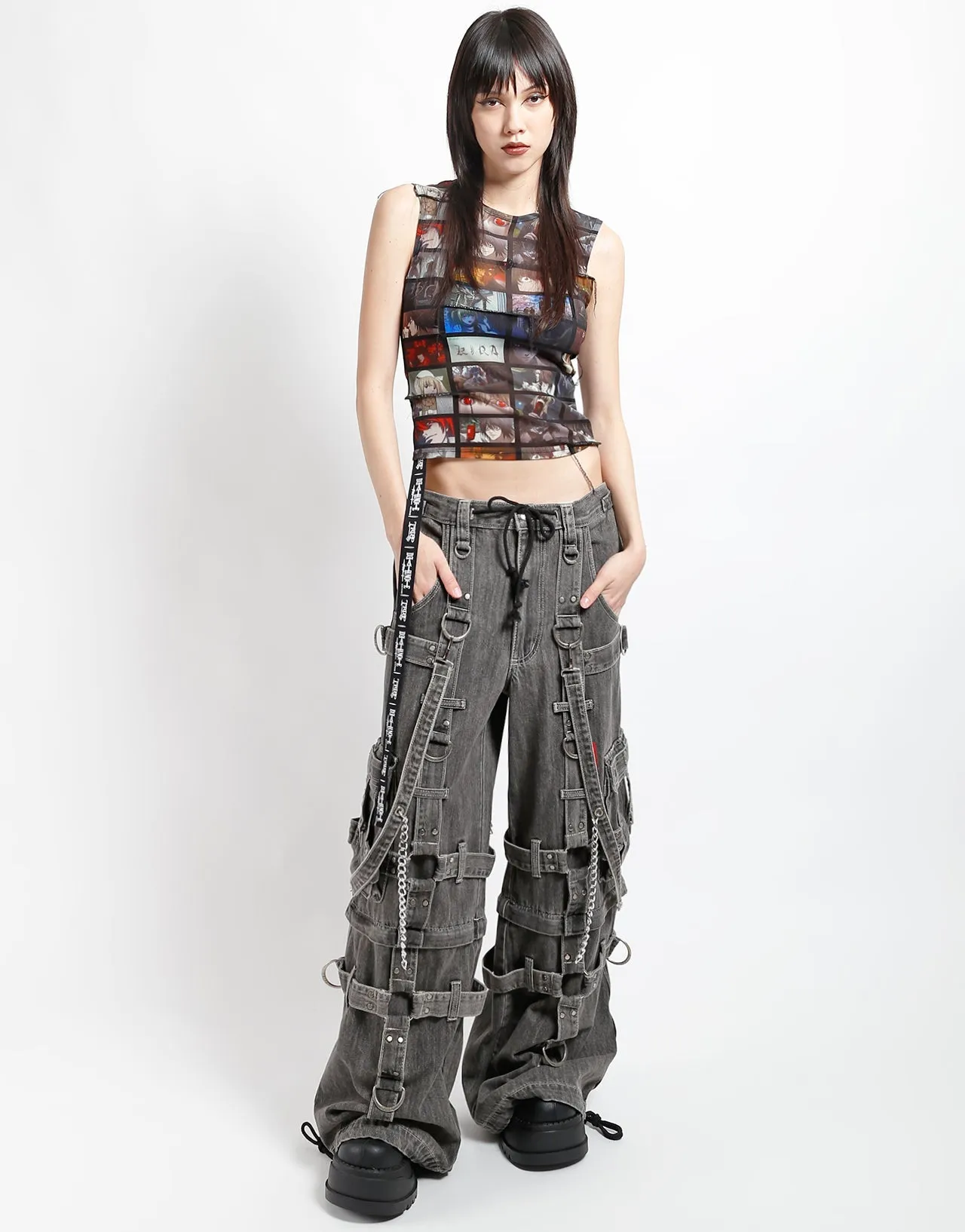 HARNESS DARK STREET PANT BLACK DENIM Flattering Fit Wear