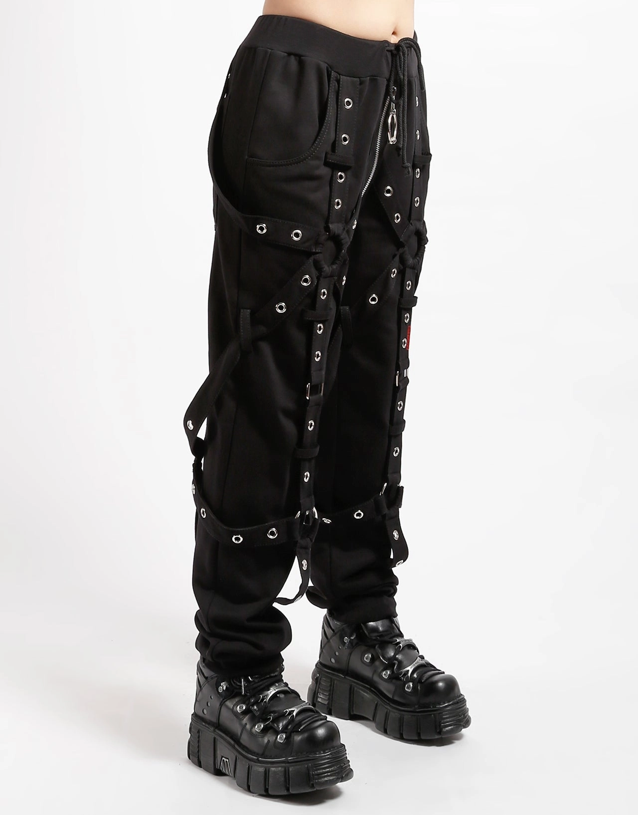 Solid shade Breathable layers HARNESS SWEAT PANT