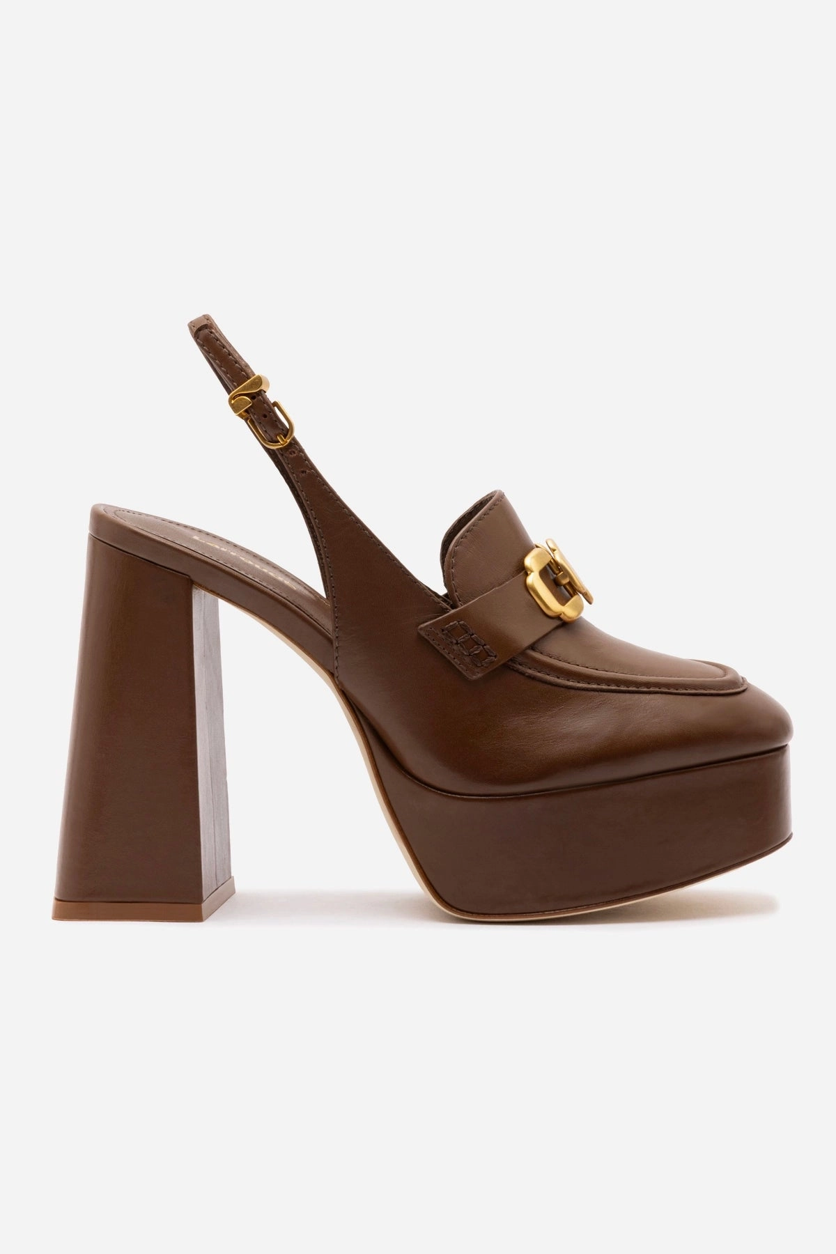 Harrington Hi Loafer In Burnt Umber Leather Elastic Clean Step