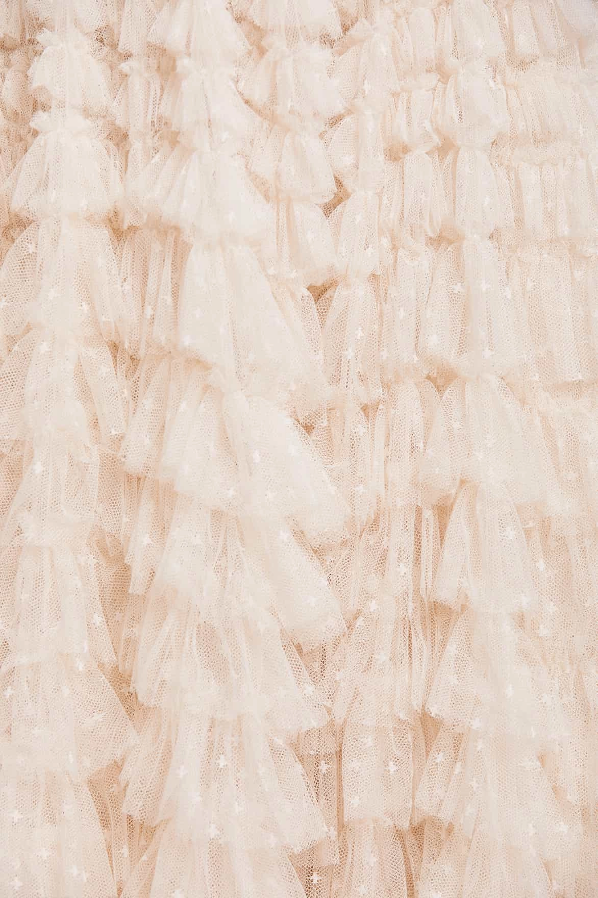 Hattie Ruffle Strapless Ankle Gown Smart Vibe