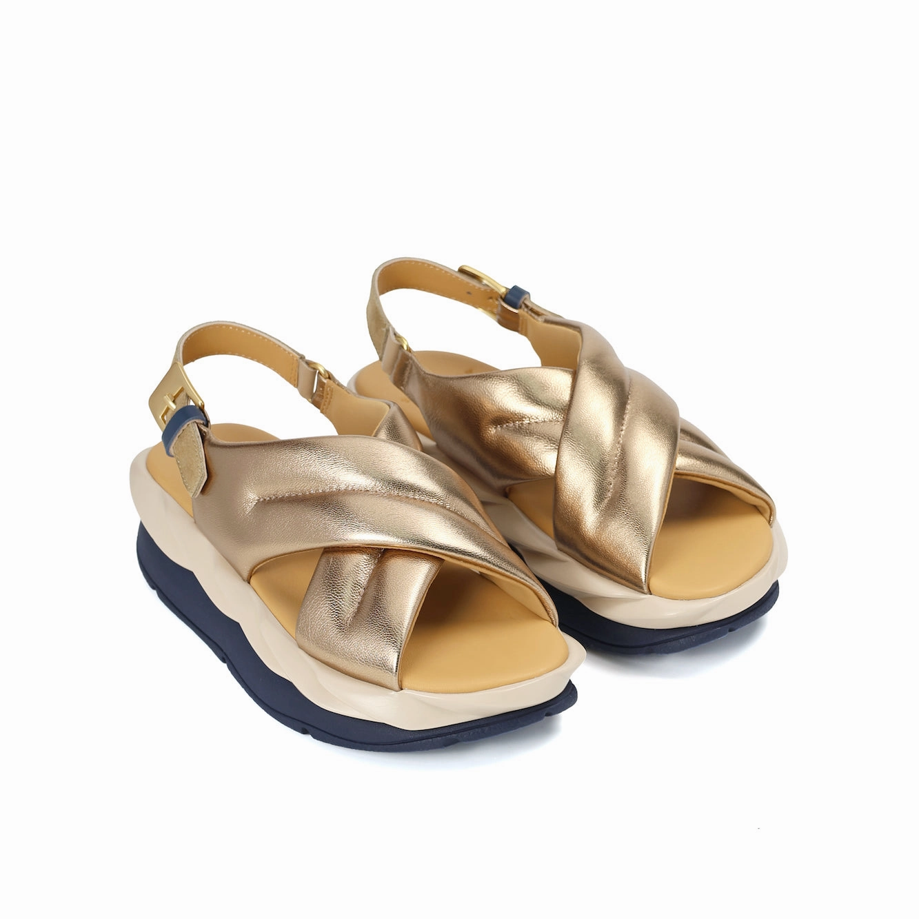 Chic Vacation Footwear MELLOW MOA BRASS
