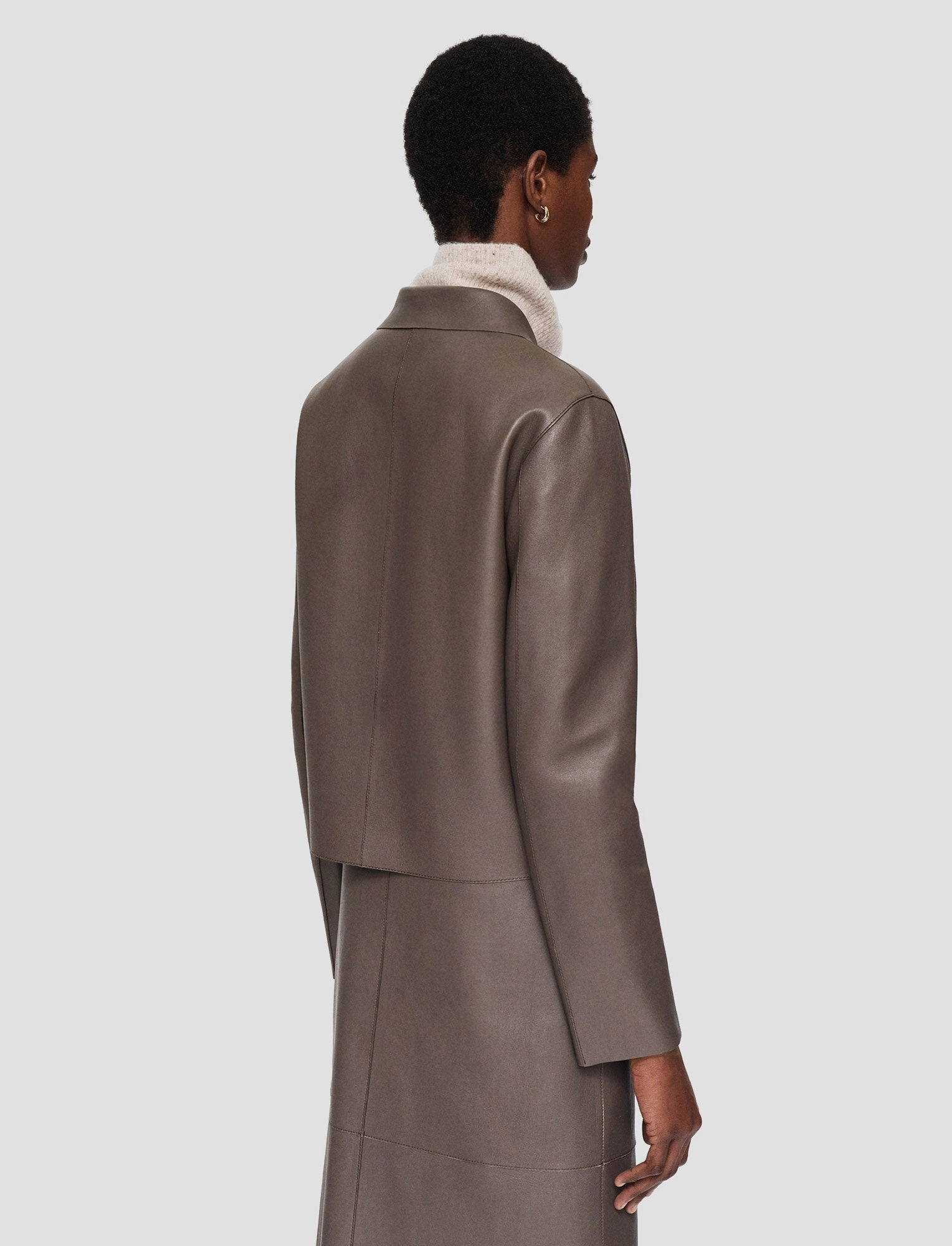 train journey Streetwear Fashion Bonded Leather Jose Jacket