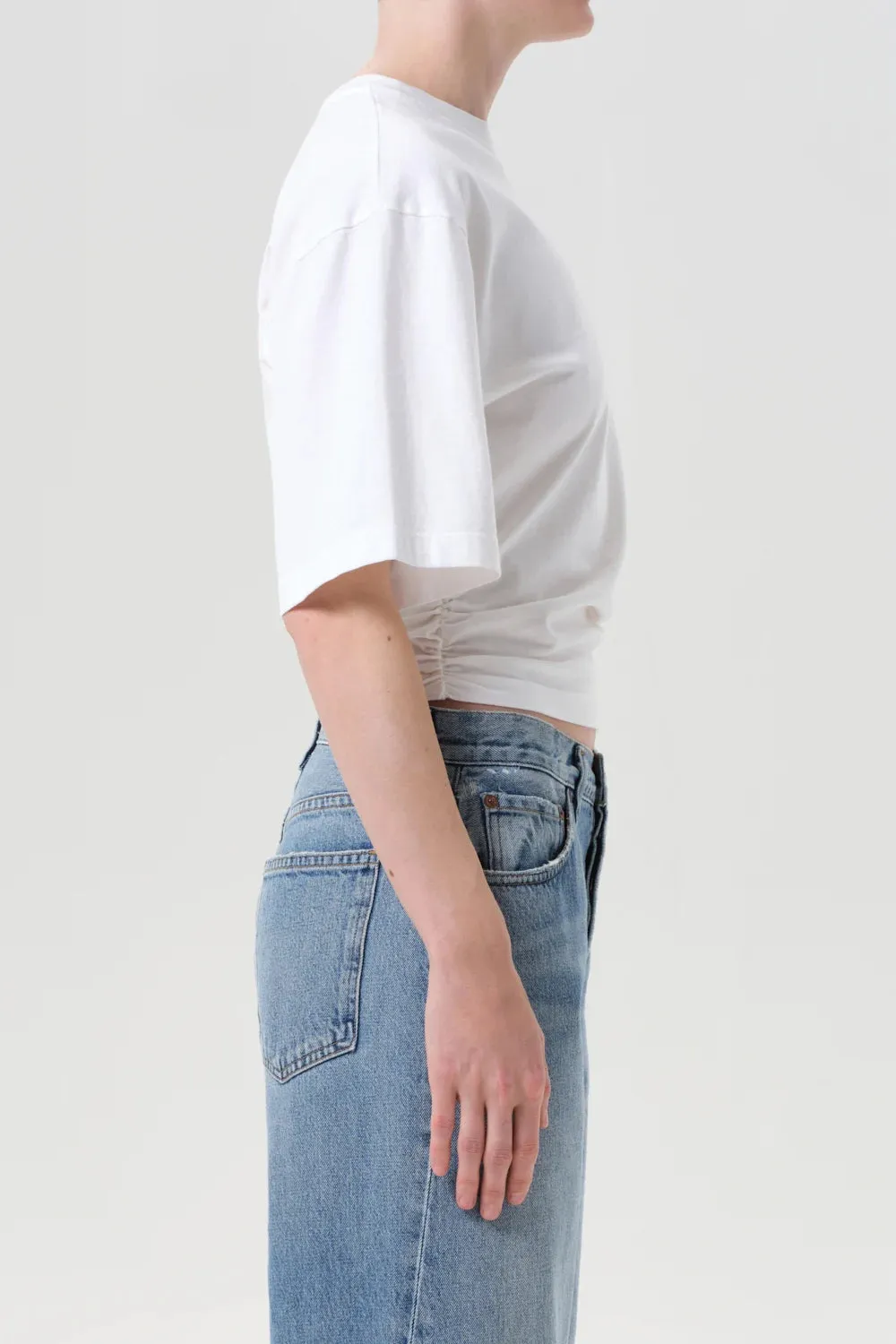 Shari Tee Basic Layer Soft Cotton Feel
