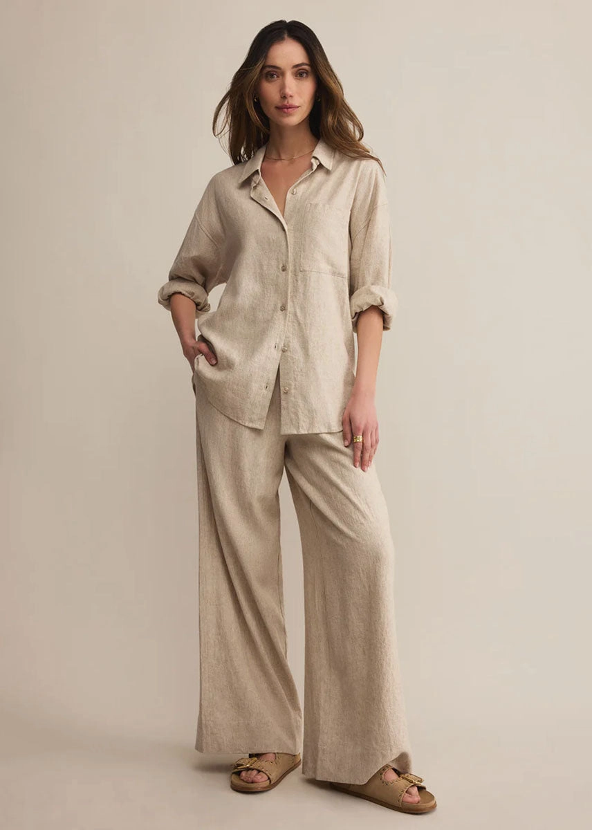 Quick Fit Henri Pant - Flax