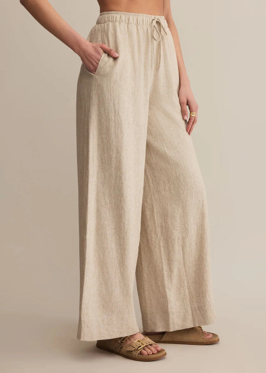 Ergonomic Cut Henri Pant - Flax