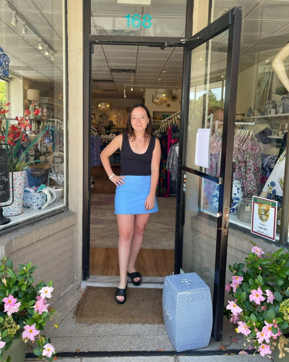 BreathableMesh Easy Care Material Razi Skort Sky Blue