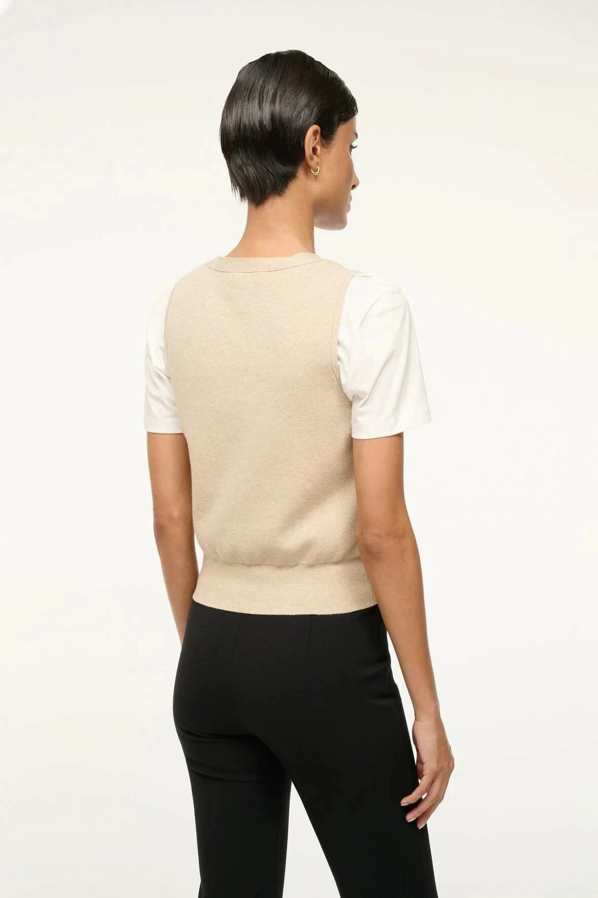 HighNeck Ficus Sweater Vest
