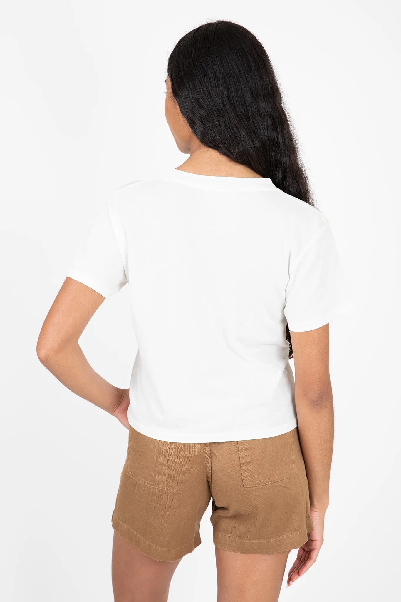 Cropped Ojai Tee Modern innovation Layering Comfort