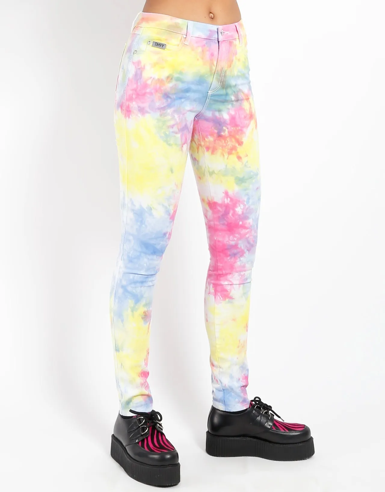 Comfy Motion Fitted waist HIGH WAIST FESTIVAL TIE DYE JEAN