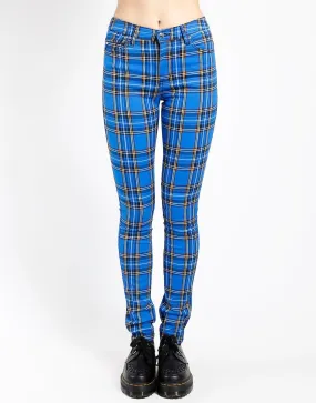 HIGH WAIST T-BACK JEAN ROYAL PLAID QuickReleaseClosures Performance Gear