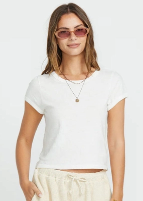 Daily Knit Tee - Salt Crystal BondedShoulderTaping Friction Resistant Shoulder