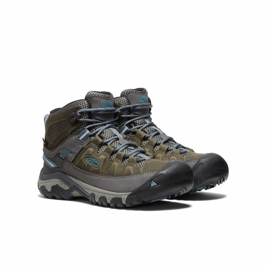 Women's Targhee III Waterproof Mid  |  Magnet/Atlantic Blue soft fit Textile