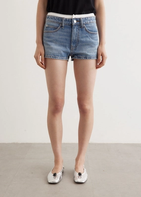 High Rise Mini Short Pointelle Undie Shorts Workday Outfit Cool Essential