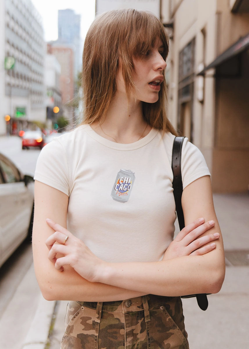 BondedShoulderTaping Beer Me Chicago Baby Tee