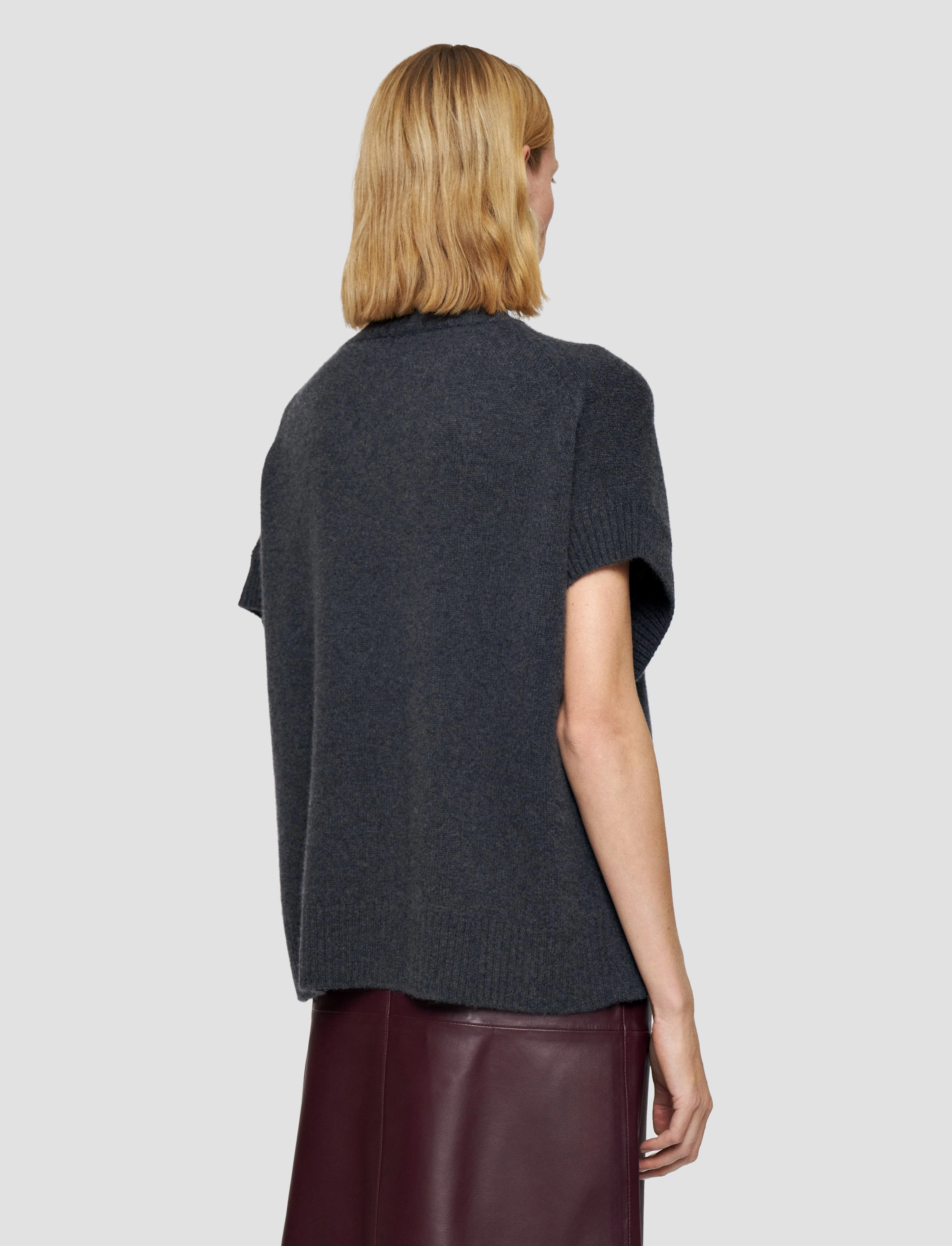 Luxe Cashmere Top Lightweight Thermal Weave