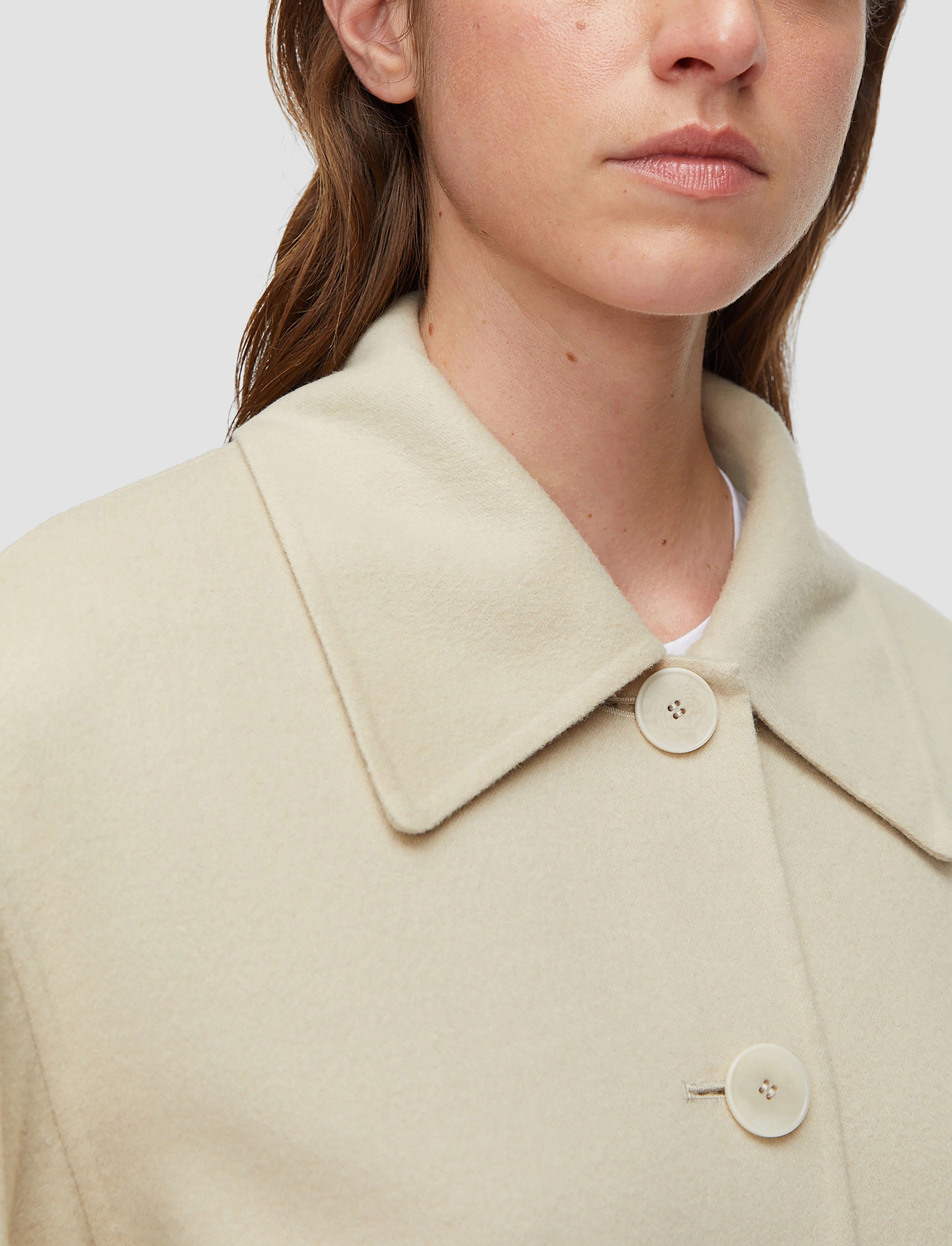 Gerrard Light Double Face Wool Jacket Noise Free Fabric