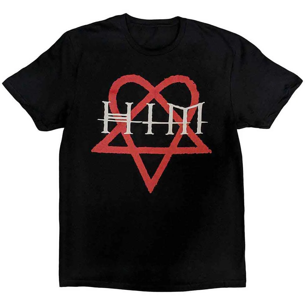 HIM HEARTAGRAM TEE Thermal Regulation Fabric Sophisticated Casual