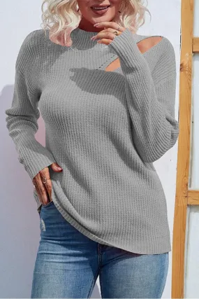 Quick Dry Tech HOLLOW KNIT LOOSE FIT CASUAL SWEATER TOP