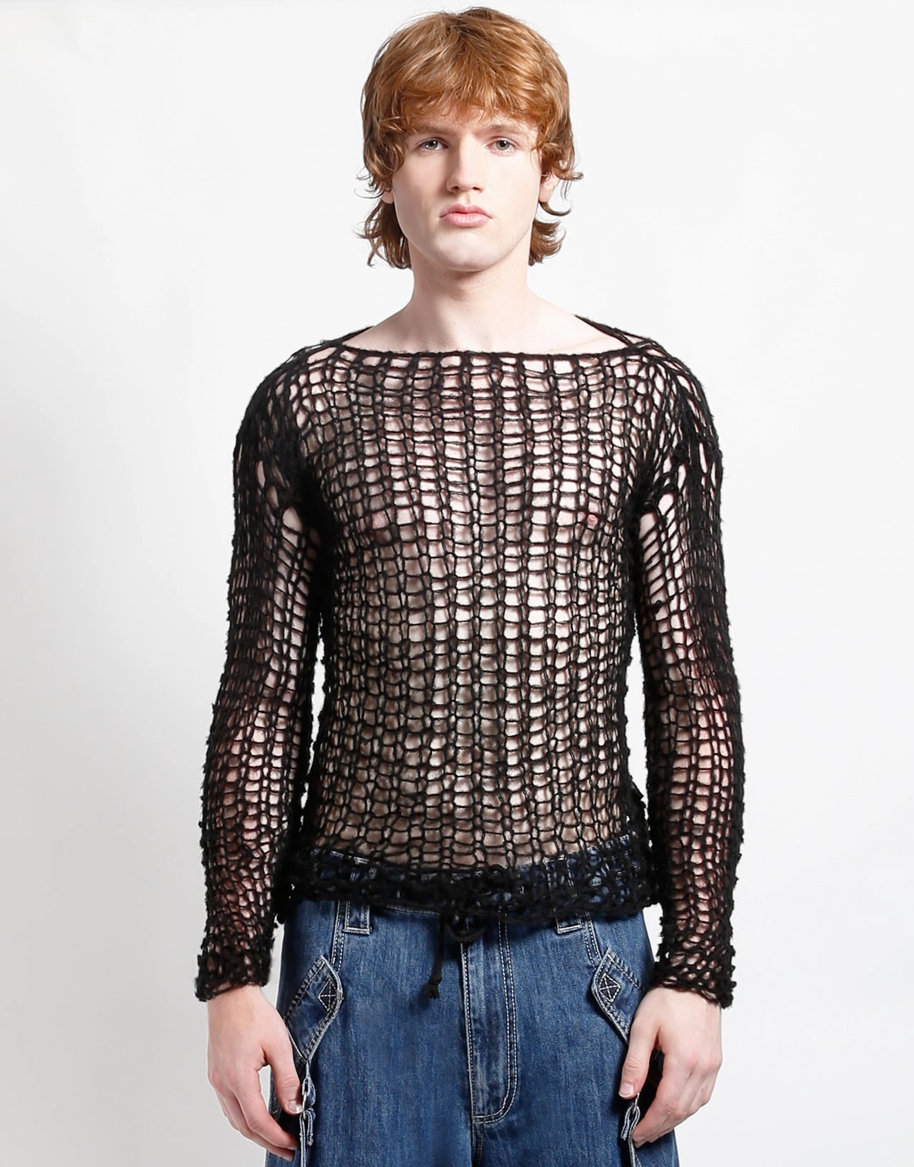 HOLY PUNK SWEATER BLACK NonChafe Tag Placement HoodedVersion