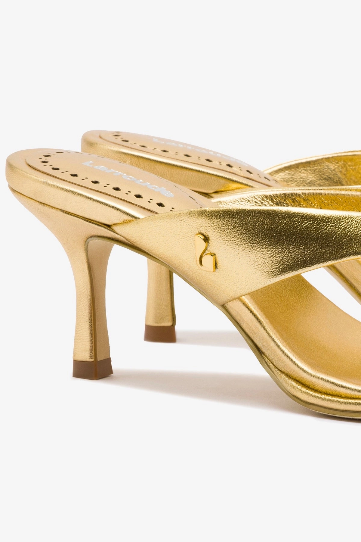 Free Movement Gaia Sandal In Gold Metallic Leather