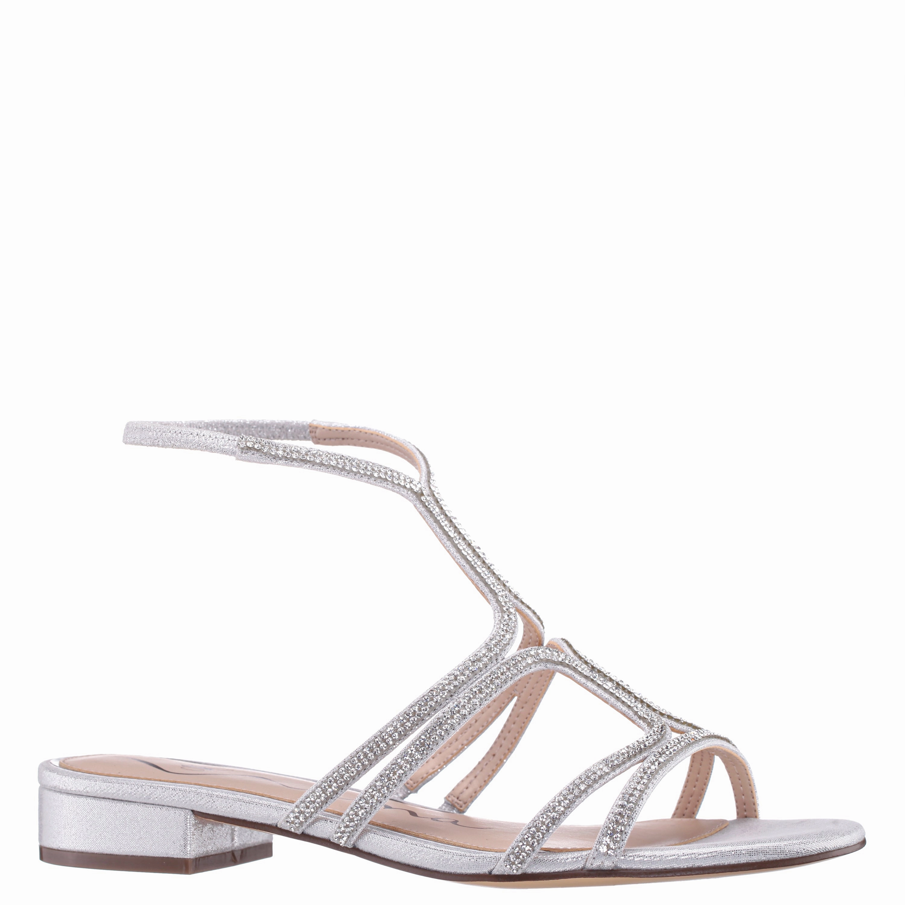 Thermo Adjustable Straps Ankle Strap Design SHARYN-SILVER