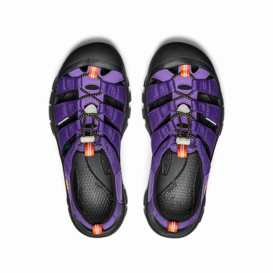 Men's Newport Retro Sandal x An Ko Rau  |  An Ko Rau Purple Elastic Strap Sunny Day