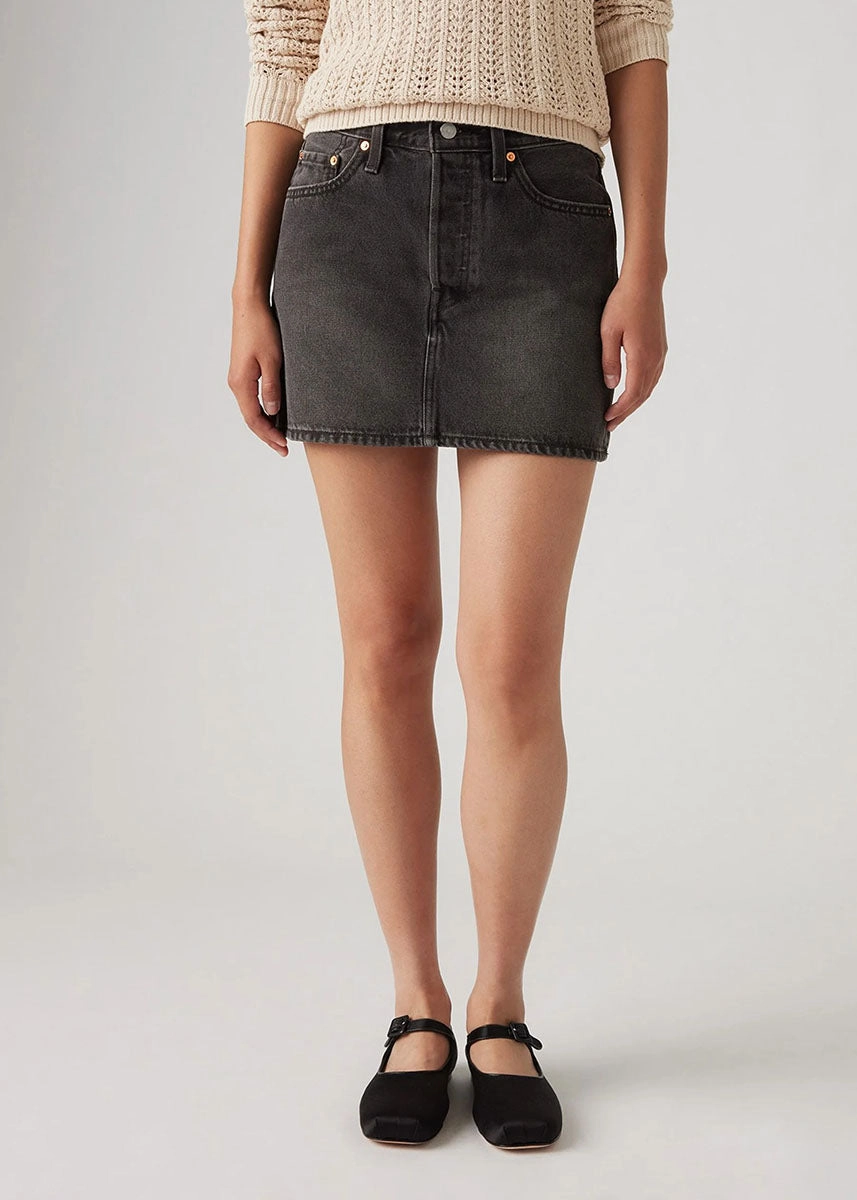 Icon Jean Skirt - Dark Mirror Street Utility Comfy Movement Fit
