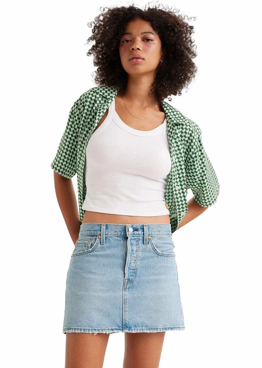 Icon Jean Skirt - Front And Center Lightweight Flex