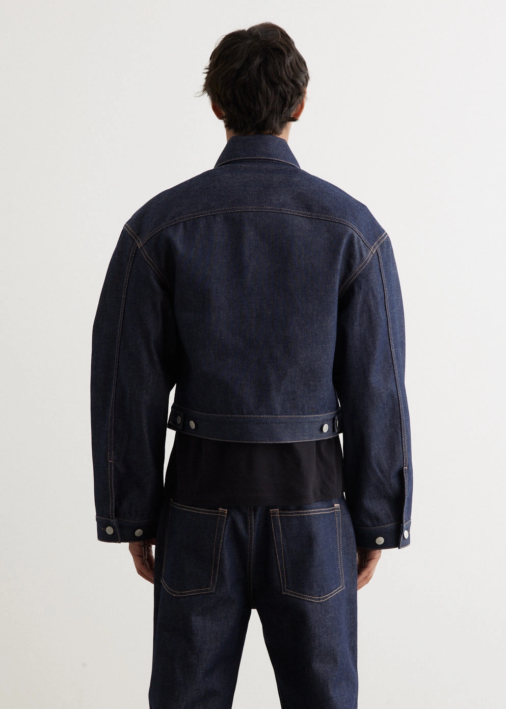 Marko Denim Jacket Vibrant Formal Simple Fit