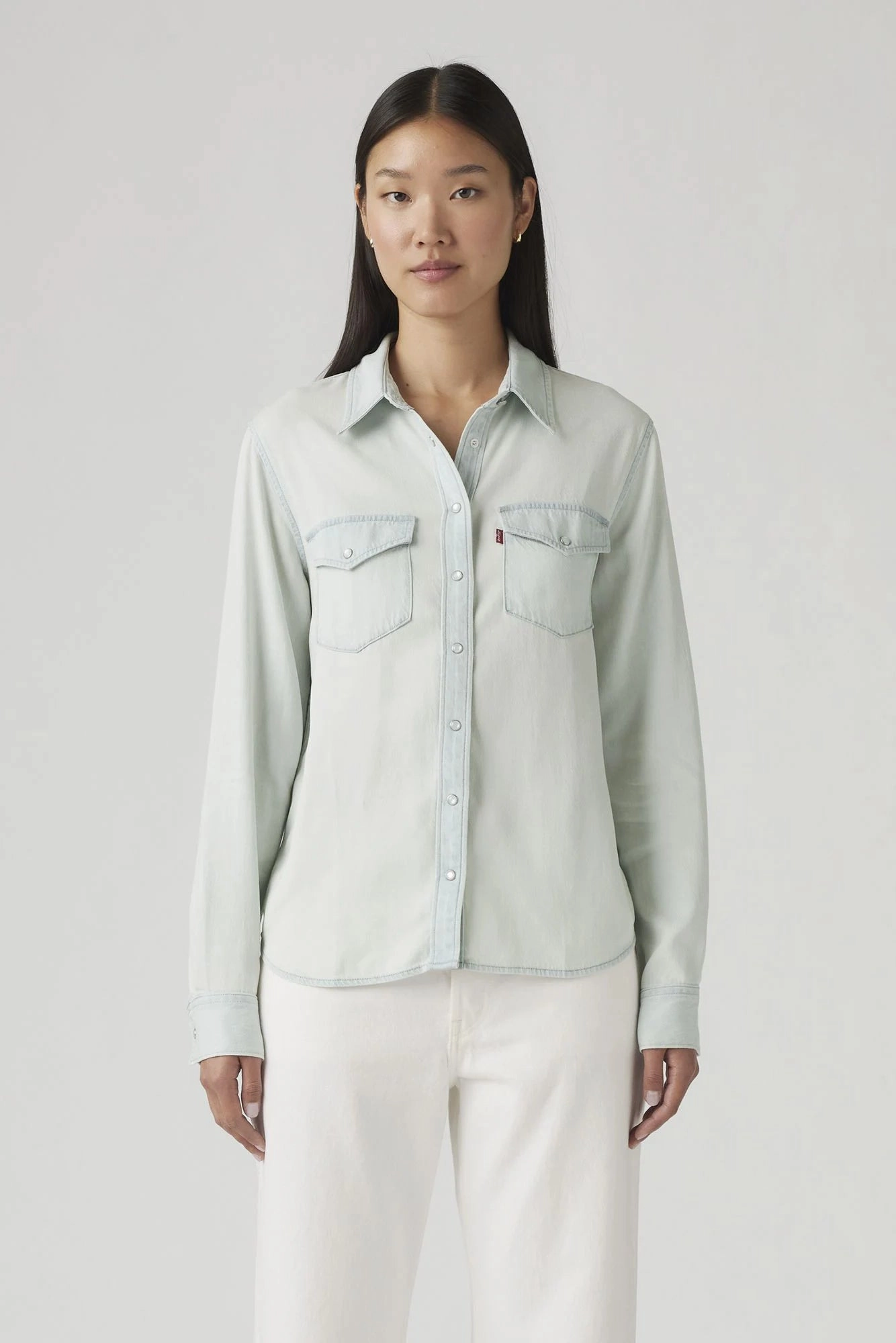 Iconic Western Denim Shirt SleevelessOption