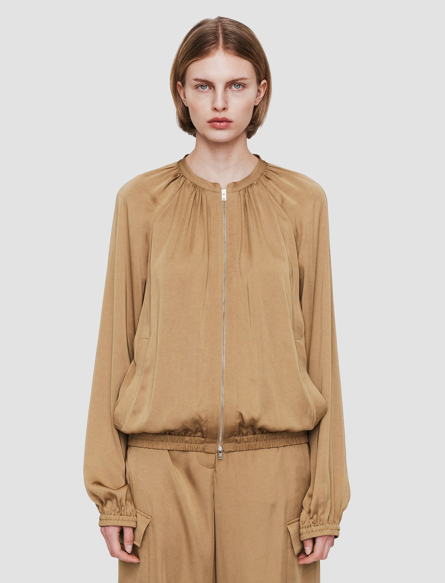 Lightweight Viscose Jeddo Jacket Stylish Secure Storage